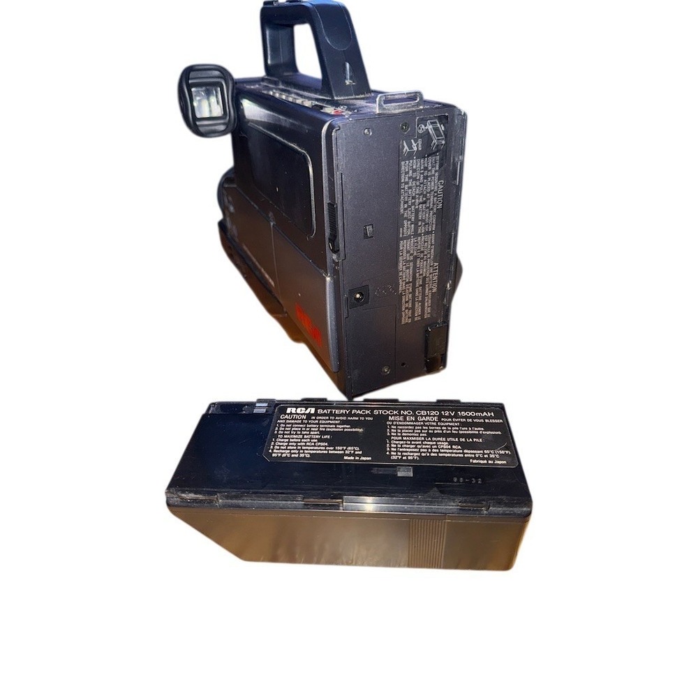 RCA VHS HQ Camcorder Solid State Image Sensor w/ Hard Case & Accessories vintage - Picture 11 of 15